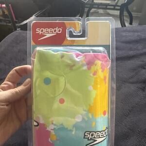 Speedo Kids Inflatable Fabric Armbands Lemon Peel Color Splash‎ Ages 2-12 NEW